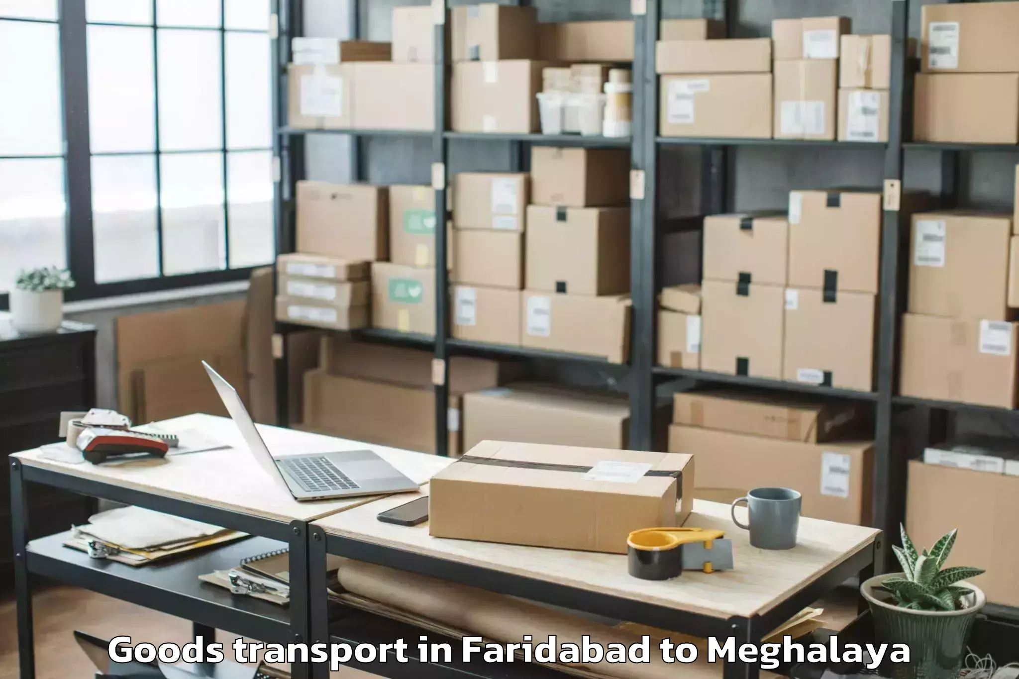 Top Faridabad to Mylliem Goods Transport Available